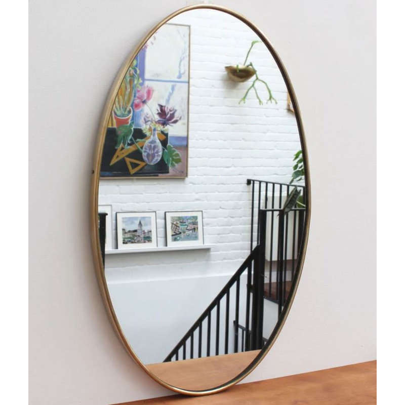 Mercer41 Qatar Oval Mirror Wayfair